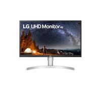 LG Ultrafine 27UL550-W 27" Moniteur UHD 4K 16/9e 3840x2160, IPS 5ms 60Hz, HDR 10, sRGB 98% (AMD FreeSync, Mode DAS, Black Stabilizer, HDMI 2.0 (2), DisplayPort 1.2, Sortie Casque) Blanc