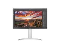 LG Ultrafine™ 27UP85NP-W Ecran PC 4K 27" - Dalle IPS résolution 3840x2160, 5ms GtG 60Hz, HDR 400, DCI-P3 95%, AMD FreeSync, inclinable, réglable en Hauteur, Mode Portrait, USB-C (90W), Haut-parleurs