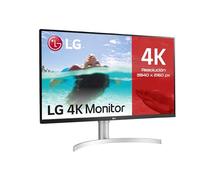 LG Ultrafine 32UN650-W Ecran PC 4K 32" - Dalle IPS résolution UHD 4K (3840x2160), 5ms 60Hz, HDR 10, DCI-P3 95%, AMD FreeSync, réglage Inclinaison et Hauteur, Haut-parleurs intégrés