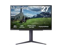 LG UltraGear™ 27” QHD Nano IPS 200 Hz 1 ms G-SYNC® Compatible Moniteur gaming 27GS85Q-B Noir Class F