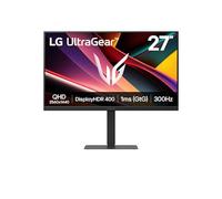 LG Ultragear™ 27G640A-B.AEUQ Ecran PC Gaming 27" - Dalle IPS résolution FHD (2560x1440), 1ms GtG 300Hz, VESA DisplayHDR 400, DCI-P3 95%, AMD FreeSync Premium, DisplayPort 1.4, HDMI 2.1, Inclinable