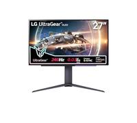 LG UltraGear 27GR95QE-B - Moniteur OLED - jeux - 27" (26.5" visualisable) - 2560 x 1440 QHD @ 240 Hz - 1000 cd/m² - 1500000:1 - HDR10 - 0.03 ms - 2xHDMI, DisplayPort - gris violet