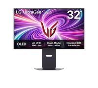 LG UltraGear™ 32” Dual UHD 240 Hz et FHD 480 Hz 0,03 ms G-SYNC® Compatible OLED Moniteur gaming 32GS95UV-B Noir Class F