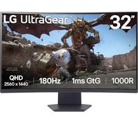 LG "32GS60QX-B écran plat de PC 80 cm (31.5"") 2560 x 1440 pixels Quad HD LCD Noir Moniteur gaming incurvé " , EEC: E