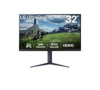 LG UltraGear 32GS85Q-B - Écran LCD - jeux - 32" (31.5" visualisable) - 2560 x 1440 QHD @ 180 Hz - Nano IPS - 350 cd/m² - 1000:1 - HDR10 - 1 ms - 2xHDMI, DisplayPort