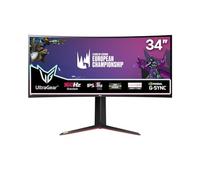 LG Ultragear™ 34GN850P-B Ecran PC Gaming incurvé 34" - Dalle Nano IPS résolution UWQHD (3440x1440), 1ms GtG 144Hz (160Hz O/C), DisplayHDR™400, AMD FreeSync Premium, Compatible NVIDIA G-Sync