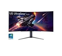 LG Ultragear™ 45GR95QE-B Ecran PC Gaming OLED incurvé 45" - dalle OLED résolution UWQHD (3440x1440), 0.03ms GtG 240Hz, HDR 10, AMD FreeSync Premium, Compatible NVIDIA G-Sync, HDMI 2.1, courbure 800R