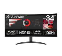 LG 34WR50QK-B écran plat de PC 86,4 cm (34") 3440 x 1440 pixels Wide Quad HD Noir