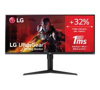 LG UltraWide 34WP65CP-B - Écran LED - incurvé - 34" - 3440 x 1440 WQHD @ 160 Hz - VA - 300 cd/m² - 3000:1 - DisplayHDR 400 - 5 ms - 2xHDMI, DisplayPort - haut-parleurs - noir mat, noir brillant