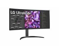 LG UltraWide™ 34WQ75C-B Ecran PC Ultra Large 34" incurve - Dalle IPS résolution UWQHD (3440x1440), HDR 10, sRGB 99%, USB-C, Haut-parleurs intégrés, Noir