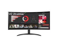 LG UltraWide™ 34WR50QC-B Ecran PC ultra large incurvé 34" - dalle VA résolution UWQHD (3440x1440), 5ms GtG 100Hz, HDR 10, sRGB 99%, AMD FreeSync, PBP, inclinable, courbure 1800R