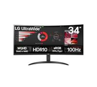 LG 34WR50QK-B écran plat de PC 86,4 cm (34") 3440 x 1440 pixels Wide Quad HD Noir
