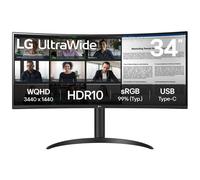 LG 34WR55QK-B écran plat de PC 86,4 cm (34") 3440 x 1440 pixels Wide Quad HD Noir