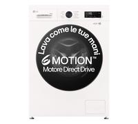 LG W4NX1095NWB machine à laver avec sèche linge Pose libre Charge avant Blanc E