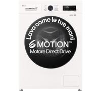 LG W4NX1095NWB machine à laver séchante Pose libre chargement frontal Blanc
