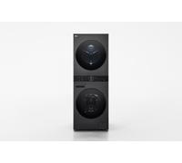 LG WT1210BBF.APBQKIS Lave-linge séchant pose libre Chargement frontal Noir A