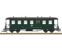 LGB 36372 DR Chariot de Tourisme Type KB - Chariot Reko 2e Classe, Voie G, avec Roues métalliques, Portes ouvrantes, époque IV, pour Chemin de Jardin, détaillé et étiqueté Original