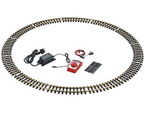 LGB Gartenbahn 19904 Kit de démarrage pour l'extérieur - Kit complémentaire pour Un Fonctionnement en Douceur de Votre Chemin de Jardin, Voie G, Voie et régulateur de Conduite