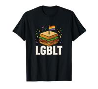 LGBLT Funny Unhinged Gay Pride Gen Z Dark Humour Meme LGBTQ T-Shirt