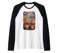 LGBT American Pride 1776-2026 USA Freedom March Manche Raglan