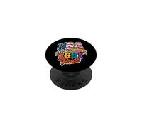 LGBT American Pride 1776-2026 USA Freedom PopSockets PopGrip Adhésif