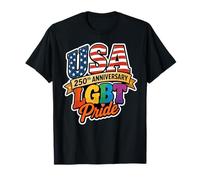 LGBT American Pride 1776-2026 USA Freedom T-Shirt