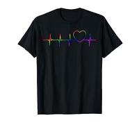 LGBT Battement De Coeur Cadeau Pour Lesbiennes & Gays T-Shirt