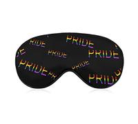 LGBT Gay Lesbian Pride Sleeping Blindfold Mask Cute Eye Shade Cover avec sangle réglable pour femmes hommes nuit