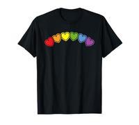 LGBT Gay Pride Cœur Arc-en-Ciel pour l'amour et l'égalité T-Shirt