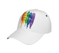 LGBT Gay Pride Rainbow Hat Hommes Femmes Casquette de Baseball Réglable LGBT Trucker Chapeau Unisexe Style Chapeaux Chapeaux, LGBT _V178, taille unique