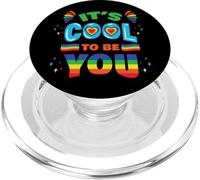LGBT Gentillesse Motivation Mois de la fierté C'est Cool PopSockets PopGrip pour MagSafe
