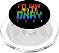 LGBT « I'm Gay and It's ok » PopSockets PopGrip pour MagSafe