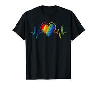 LGBT Lesbian Gay Pride Heartbeat Shirt LGBT Pride Mois 2021 T-Shirt