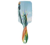 Lgbt Pride Day Statue de la Liberté Brosse à cheveux Masseur, Brosse démêlante pour homme, Brosse à cheveux