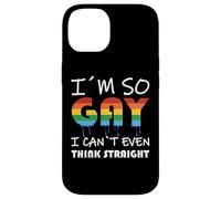 LGBT Pride I'm So Gay I Can't Even Think Straight Coque pour iPhone 14