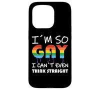 LGBT Pride I'm So Gay I Can't Even Think Straight Coque pour iPhone 15 Pro