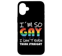 LGBT Pride I'm So Gay I Can't Even Think Straight Coque pour iPhone 16 Plus