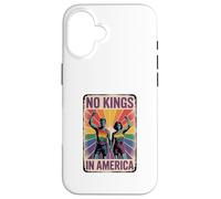 LGBT Pride - Manifestation rétro No Kings in America Coque pour iPhone 16