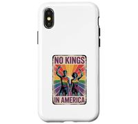 LGBT Pride - Manifestation rétro No Kings in America Coque pour iPhone X/XS