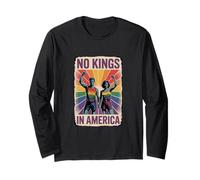 LGBT Pride - Manifestation rétro No Kings in America Manche Longue