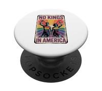 LGBT Pride - Manifestation rétro No Kings in America PopSockets PopGrip Adhésif