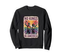 LGBT Pride - Manifestation rétro No Kings in America Sweatshirt