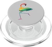 LGBT Rainbow Gay Pride Flamant Arc-en-Ciel Dansant PopSockets PopGrip pour MagSafe