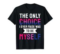 LGBT The Only Choice Bi Pride Proud Bisexual Pride Month T-Shirt