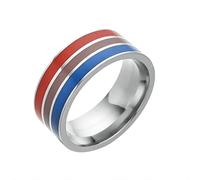 LGBT UNICORNS Bisexual Bague Bi Pride en acier inoxydable pour homme et femme Taille 6-13, 11