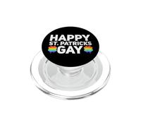 LGBTQ Arc-en-Ciel Trèfle Lesbiennes Gay Pride St Patricks PopSockets PopGrip pour MagSafe