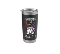 LGBTQ Bringing The Equalitea Tea LGBT Pride Month Gobelet isotherme en acier inoxydable double paroi