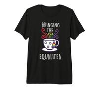 LGBTQ Bringing The Equalitea Tea LGBT Pride Month T-Shirt Haut de Gamme