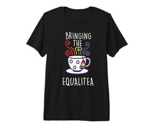 LGBTQ Bringing The Equalitea Tea LGBT Pride Month T-Shirt Haut de Gamme