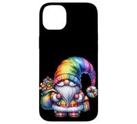 LGBTQ Christmas GNOME with Rainbow Santa Hat for Xmas Coque pour iPhone 14 Plus